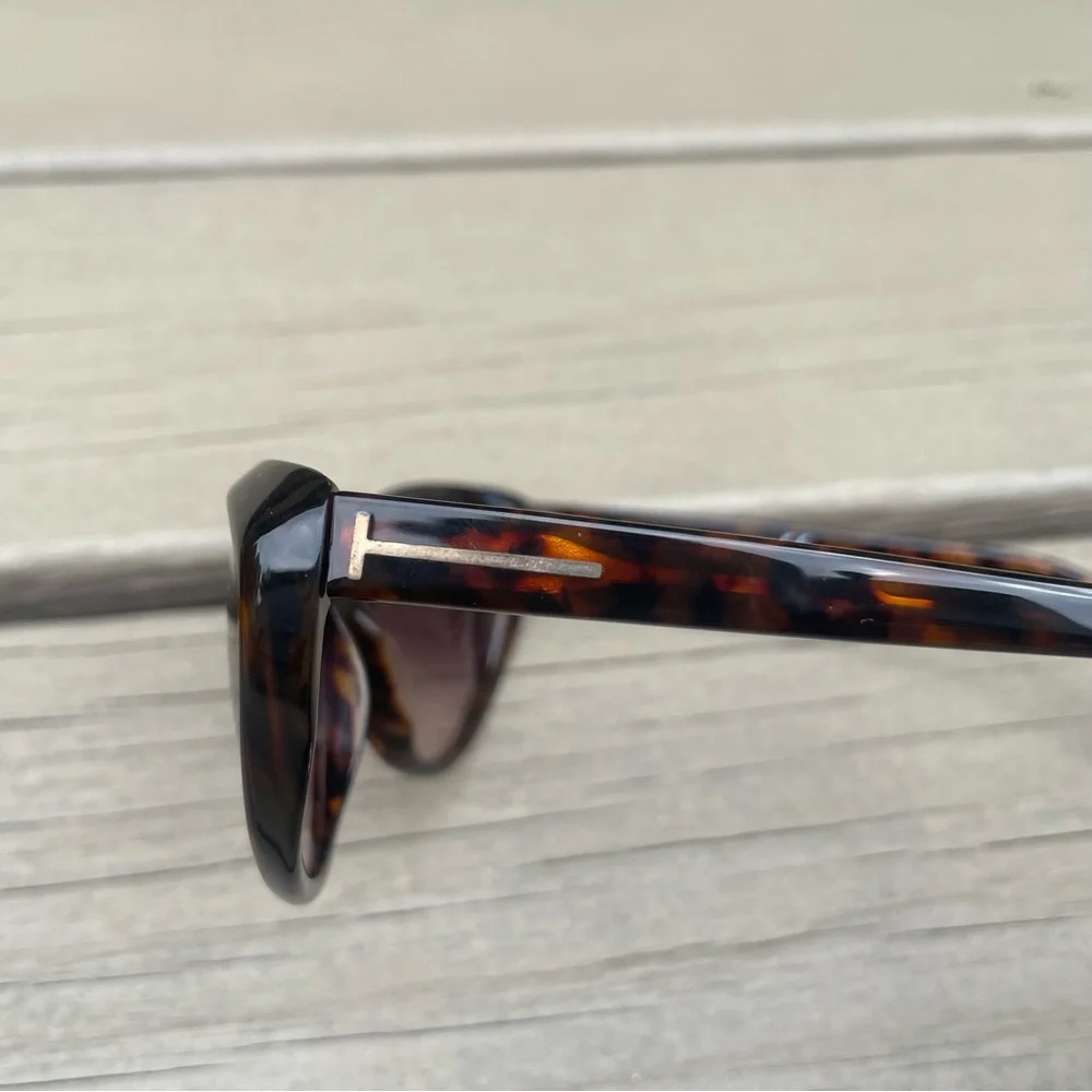 Tom Ford Martina Tortoise Cat Eye Sunglasses - Picture 10 of 16
